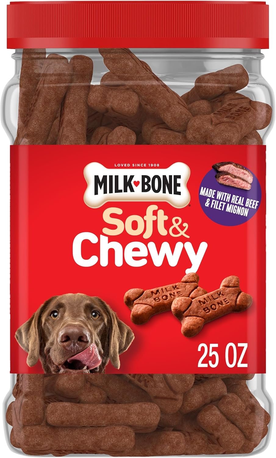 Milk-Bone Soft & Chewy Dog Treats, 25 Oz. Canister Milk-Bone Soft & Chewy Dog Treats, 25 Oz. Canister