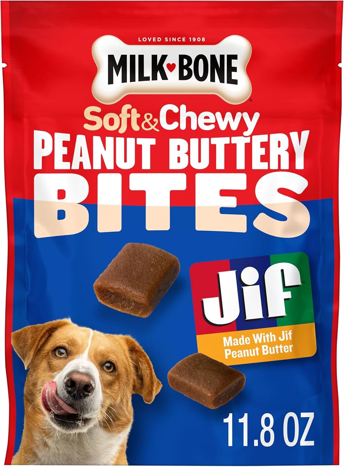 Milk-Bone Soft & Chewy Peanut Buttery Bites, 11.8 Oz. Bag Milk-Bone Soft & Chewy Peanut Buttery Bites, 11.8 Oz. Bag