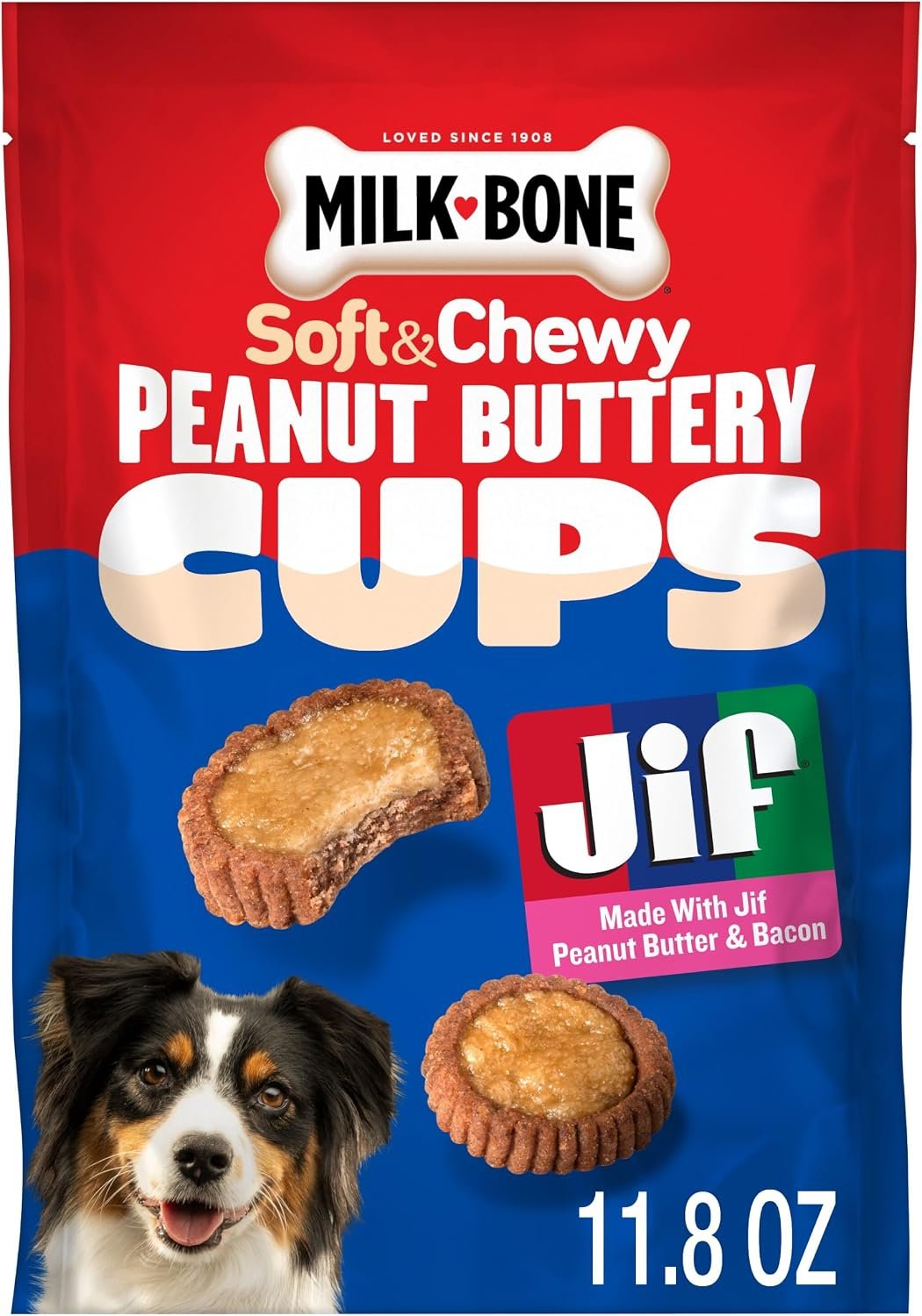 Milk-Bone Soft & Chewy Peanut Buttery Cups, 11.8 Oz. Bag Milk-Bone Soft & Chewy Peanut Buttery Cups, 11.8 Oz. Bag