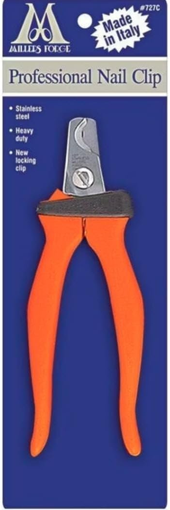 Millers Forge Nail Clipper W/Orange Handle Millers Forge Nail Clipper W/Orange Handle