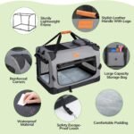 Morpilot 24-inch Portable Collapsible Dog Crate for Small Dogs up to 27lbs - Image 2