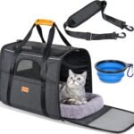 Morpilot Cat Carrier Soft for Large Medium Cats and Puppy up to 20lbs