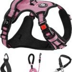 NESTROAD Dog Harness for Medium Sized Dog,No Pull Dog Vest Harness Set