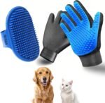 NVNAN Cat & Dog Grooming Glove and Curry Brush Set