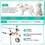 Nasjac Dog Wheelchair for Back Legs - Lightweight Portable Wheel Chair - Image 2
