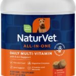 NaturVet All-in-One Dog Supplement Daily Multivitamin – 240 Soft Chews