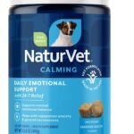 NaturVet Emotional Support Daily Calming Aid Dog Supplement – 120ct
