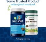 NaturVet Quiet Moments Calming Plus Hemp Dog Supplement - 180 Soft Chews - Image 2