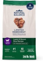 Natural Balance Limited Ingredient, Lamb & Brown Rice, 26 lb