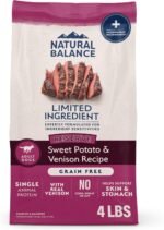 Natural Balance Limited Ingredient, Reserve Sweet Potato & Venison, 4 lb