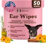 Natural Dog Company Ear Wipes for Dogs – 50 Count