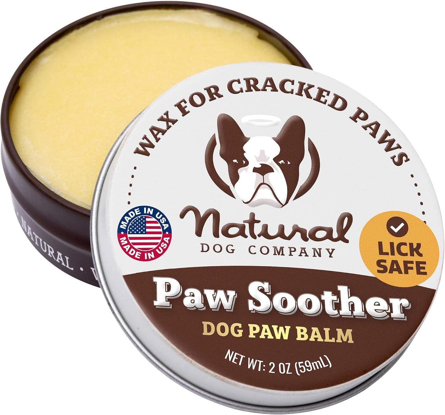 Natural Dog Company Paw Soother Balm & Wax – 2 oz Tin Natural Dog Company Paw Soother Balm & Wax – 2 oz Tin