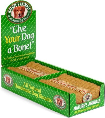 Nature's Animals Original Bakery Biscuits, All Natural Dog Treats, 24 Count