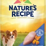 Nature’s Recipe Grain Free Small Breed Dry Dog Food, Chicken, Sweet Potato & Pumpkin Recipe, 4 lb. Bag