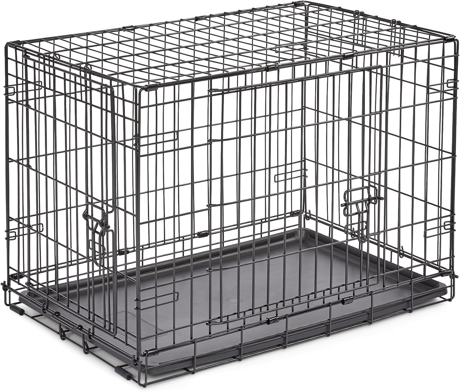 New World by Midwest 30-Inch Double Door Crate, Medium Breeds, 21-40 lbs New World by Midwest 30-Inch Double Door Crate, Medium Breeds, 21-40 lbs