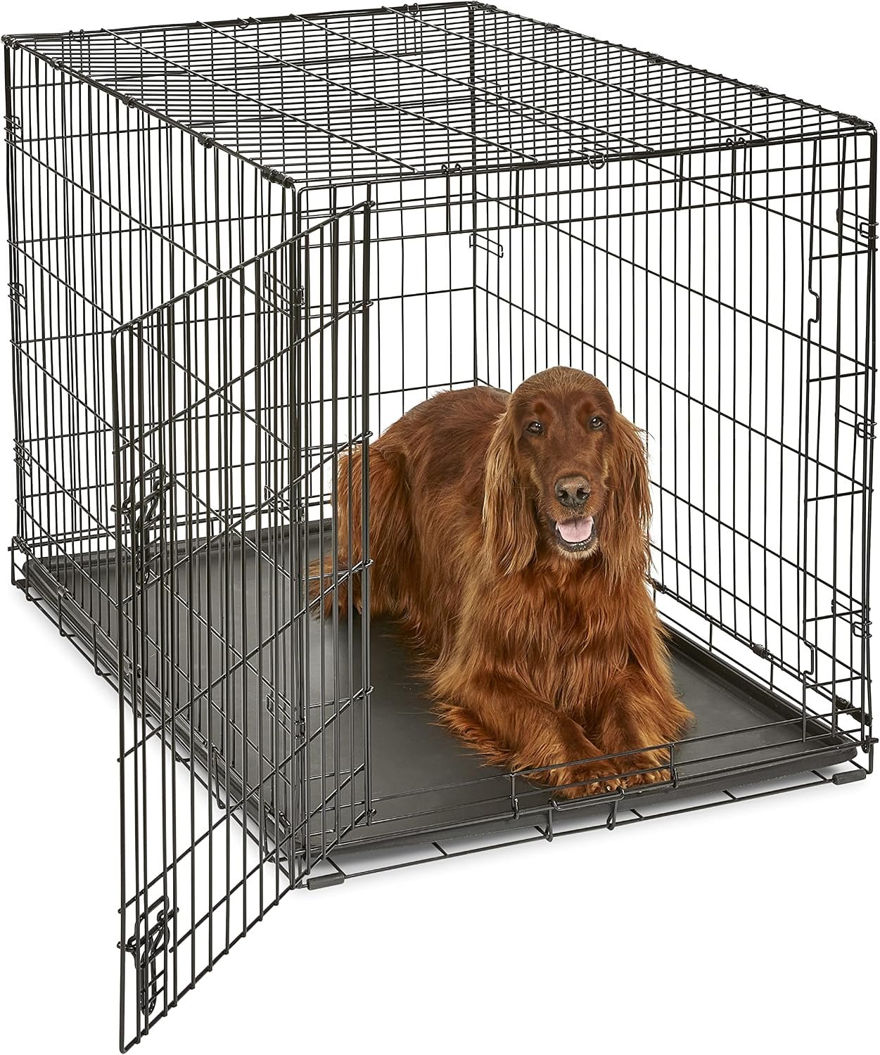 New World by Midwest 42-Inch Single Door Crate, for Large Breeds, 71-90 lbs New World by Midwest 42-Inch Single Door Crate, for Large Breeds, 71-90 lbs