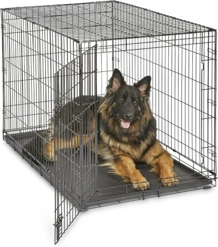 New World by Midwest 48-Inch Single Door Crate, XL Breeds, 90-110 lbs