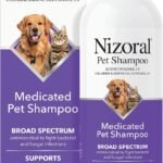 Nizoral Ketoconazole Pet Shampoo, 16 Oz, Chlorhexidine, Dogs & Cats