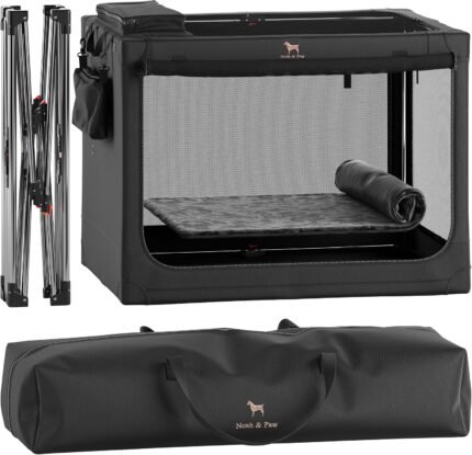 Noah & Paw XXL Collapsible Dog Crate, 42″, Soft Sided Dog Crate 900D Oxford