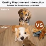 Nocciola Dog Squeaky Toys, 5 PCS Crinkle Plush Dog Toys, No Stuffing Dog Toys for Small Medium Large Dogs, Stuffless Puppy Toys for Boredom - Image 2