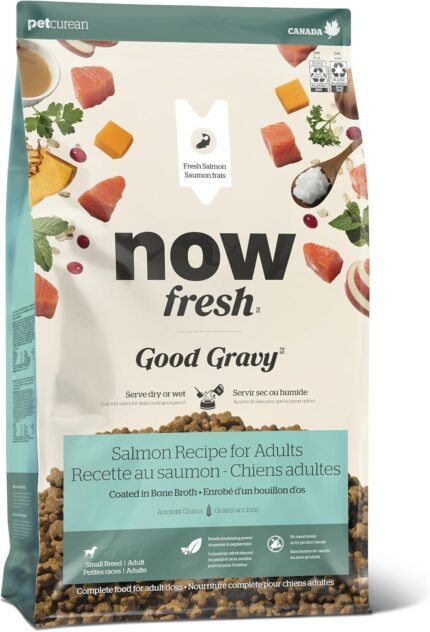 Now Fresh Good Gravy Small Breed Adult Dry Dog Food, Salmon, 12 lb
