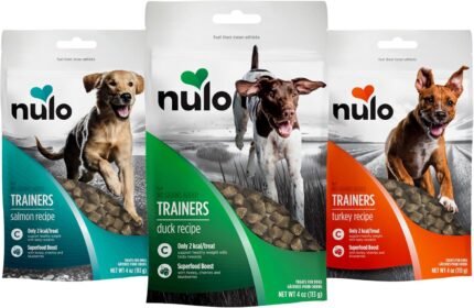 Nulo Training Treats for Dogs & Puppy, Variety Pack, 4 oz Bag, 3-Pack