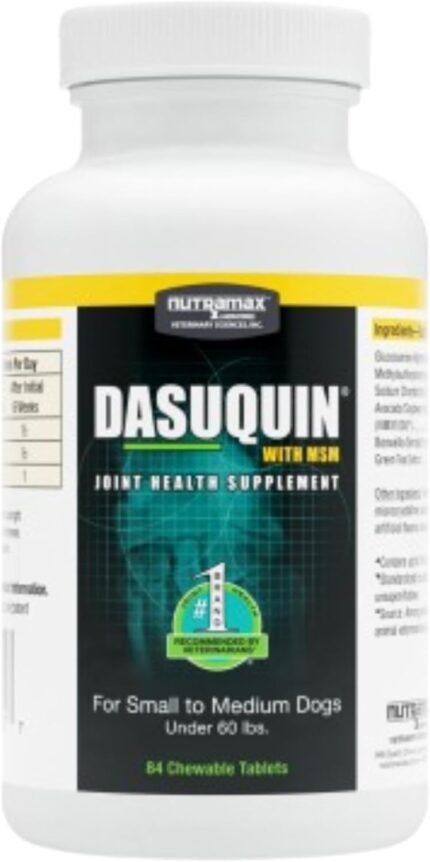 Nutramax Dasuquin Joint Supplement, Small/Medium Dogs, Chew Tablets, 84ct