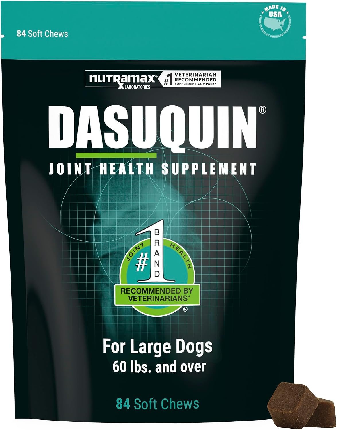 Nutramax Dasuquin Joint Supplement for Large Dogs, Soft Chews, 84ct Nutramax Dasuquin Joint Supplement for Large Dogs, Soft Chews, 84ct