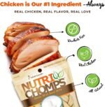 Nutri Chomps Rawhide Free Dog Chews, Real Milk Flavor, 6in Braids, 4ct - Image 2