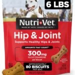 Nutri-Vet Hip & Joint Dog Biscuits, Dog Treats, 300mg Glucosamine, 6 lb Bag