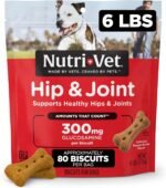 Nutri-Vet Hip & Joint Dog Biscuits, Dog Treats, 300mg Glucosamine, 6 lb Bag