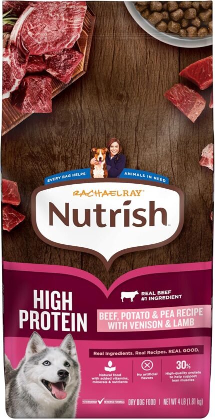 Nutrish High Protein Dry Dog Food, 4 lb. Bag (Rachael Ray)