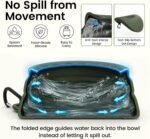 OHMO Spill Proof Collapsible Dog Bowl, 24oz Portable Dog Water Bowl - Image 2