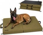 ONETIGRIS Foldable Waterproof Dog Bed for Large Size Dogs Indoor Outdoor
