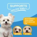 OPULA Dog Eye Wipes Biodegradable, Hypoallergenic Cat Dog Eye Cleaner, Pet Tear Stain Remover Wipes | Wrinkle, Face, Eye Cleaner Pads to Gently Remove Discharge, Crust | Unscented Pet Tear Wipe -300PZ - Image 2