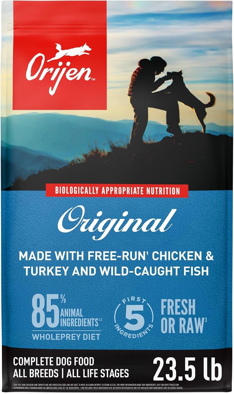 ORIJEN Grain Free WHOLEPREY Dry Dog Food Original Recipe 23.5lb Bag ORIJEN Grain Free WHOLEPREY Dry Dog Food Original Recipe 23.5lb Bag