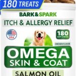 Omega 3 for Dogs – Fish Oil for Skin & Coat Health, Itch & Allergy Support