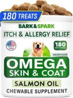 Omega 3 for Dogs - Fish Oil for Skin & Coat Health, Itch & Allergy Support