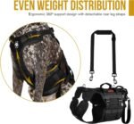 OneTigris Dog Lift Harness for Large Dogs, Dog Hip Support Brace, Full Body Lifter with Handles Invictus Multifunctional Mobility Assistance Vest for Back Legs (Black, Large) - Image 2