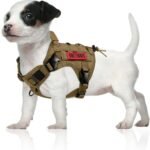 OneTigris Tactical Dog Harness with Handle No-Pull Adjustable for Small Dog