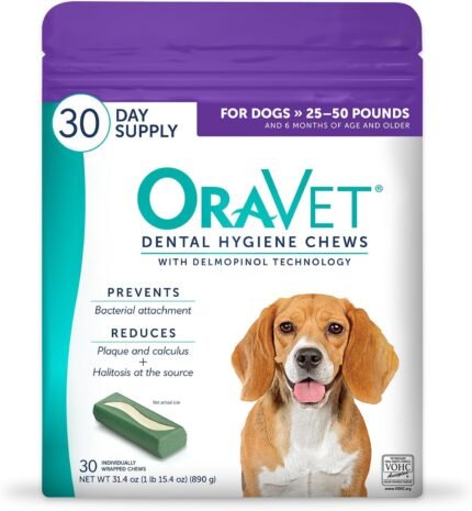OraVet Dental Hygiene Chews for Dogs