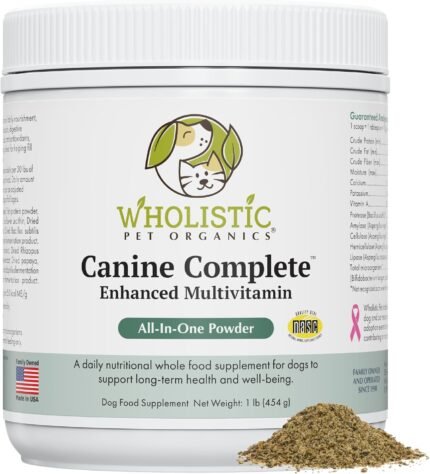 Organic Dog Vitamins, 1 Lb, 45 Scoops