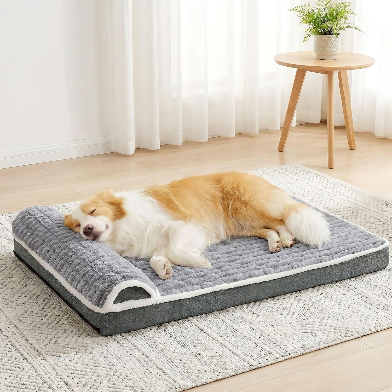 Orthopedic Large Dog Bed Pillow Pet Sofa Bed 36”X24” Grey Orthopedic Large Dog Bed Pillow Pet Sofa Bed 36”X24” Grey