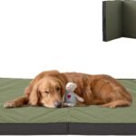Outdoor Dog Bed – Waterproof, Portable, Foldable, Cooling, Orthopedic for Large Dogs