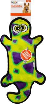 Outward Hound Durablez Tough Chew Plush Squeaky Dog Toy, Gecko, 17.5" - Image 2