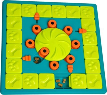 Outward Hound Nina Ottosson MultiPuzzle Dog Toy Treat Puzzle, 15″