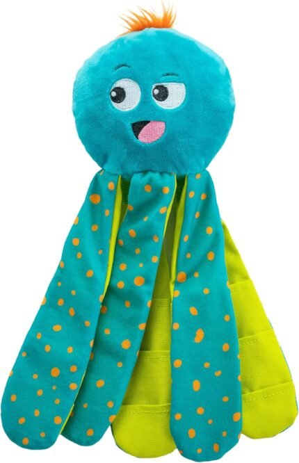 Outward Hound Nina Ottosson Silly Legz Octopus Dog Toy Treat Puzzle, 13.8″