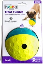 Outward Hound Nina Ottosson Treat Tumble Dog Toy Puzzle Ball, 4.8" - Image 2