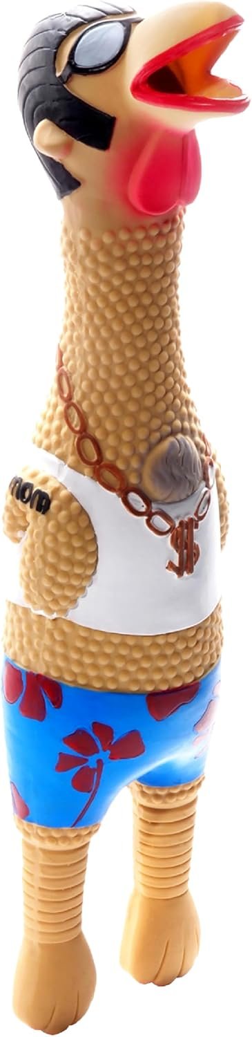 Outward Hound Squawkers Squeaky Latex Dog Toy, Earl, 11.4"