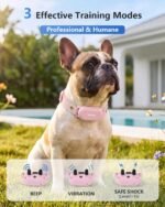 PATPET Shock Collar for Dogs - 4000FT Dog Training Collar with Remote, IPX7 Waterproof 4 Modes(Beep/Vibration/Shock/Safe) Dog Shock Collar, Rechargeable E-Collar for Small Medium Large Dogs (5-120Lbs) - Image 2